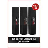 X3 Adet Kontür - Prof. Contour Stick - Çift Taraflı