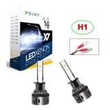 X7 Premium Led Xenon H1 Mini Slim Şimşek Etkili Garantili Beyaz