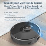 X8 Uv Lidar 4000pa Robot Süpürge & Paspas