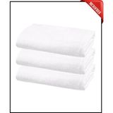Xamantha 3 Adet Büyük Boy Mikrofiber 50 x 90 cm , Fitness Havlusu , Spor Havlusu , Kuaför Havlusu - Beyaz