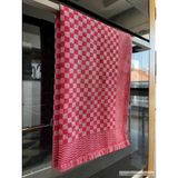 xamantha 4 Adet 40 x 60 cm Ekose Desen, Alman Peçetesi, Mutfak Havlusu, Kurulama Havlusu, Mutfak Havlusu - Kırmızı - 8 Adet