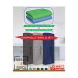 XAMANTHA 5li Temizlik Bezi Seti, Mikrofiber Bez, Sihirli Bez, Baklava Desen Bez, Kurulama Bezi, Dekoratif Bez