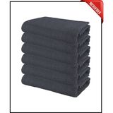 Xamantha 6 Adet Büyük Boy Mikrofiber 50 x 90 cm , Fitness Havlusu , Spor Havlusu , Kuaför Havlusu - Gri