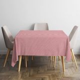 xamantha Pötikareli Masa Örtüsü , Pitikareli Sofra Bezi Piknik Örtüsü Dikdörtgen Yer Sofrası - Kırmızı - 170 x 170 cm