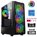 Xaser Abyss X1 I5 12400F 16GB Ram 512GB M.2 Nvme SSD 8gb RX580 256BIT Masaüstü Oyuncu Bilgisayarı
