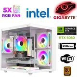 Xaser Air X40 I5 14400F 16GB Ddr5 Ram 512GB M.2 Nvme SSD 8gb RTX5060 Masaüstü Oyuncu Bilgisayarı - Beyaz - Yok