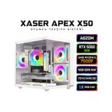 Xaser Apex-X50 Beyaz R5-7500F 16 GB 1 TB M.2 SSD RTX5060 Free Dos Oem Paket Masaüstü Oyuncu Bilgisayarı