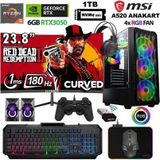 Xaser Armor X130 Ryzen 5 5500 32Gb Ram 1Tb M.2 Nvme Ssd 12Gb Rtx3060 24" 180Hz Masaüstü Oyuncu Bilgisayarı