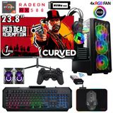 Xaser Armor X50 Ryzen 5 5500 32Gb Ram 512Gb M.2 Nvme Ssd 8Gb Rx580 24 Curved Oyuncu Tavsiye Sistem