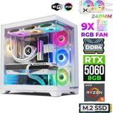 Xaser Astra X200 Ryzen 5 5600X 16Gb Ram 512Gb M.2 Nvme Ssd 8Gb Rtx5060 Sıvı Soğutmalı Oyuncu Tavsiye Sistem