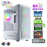 Xaser Astra X520 Ryzen 7 9700X 32Gb Ddr5 Ram 1Tb M.2 Nvme Ssd 16Gb Rtx5060 Ti Sıvı Soğutmalı Oyuncu Bilgisayarı