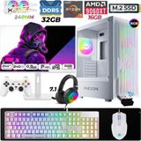 Xaser Astra X580 Ryzen 7 9700X 32GB DDR5 Ram 1TB M.2 NVMe SSD 16GB RX9060 XT Sıvı Soğutmalı 24,5" 240Hz Oyuncu Tavsiye S