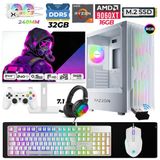 Xaser Astra X580 Ryzen 7 9700X 32Gb Ddr5 Ram 1Tb M.2 Nvme Ssd 16Gb Rx9060 Xt Sıvı Soğutmalı 24,5" 240Hz Oyuncu Tavsiye Sistem