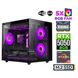 Xaser Astra X70 Ryzen 5 5600X 16Gb Ram 512Gb M.2 Nvme Ssd 8Gb Rtx5050 Oyuncu Tavsiye Sistem