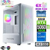 Xaser Astra X760 I7 14700F 32GB Ddr5 Ram 1tb M.2 Nvme SSD 16GB RTX5060 Ti Sıvı Soğutmalı Oyuncu Bilgisayarı - Beyaz - Yok