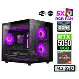 Xaser Astra X90 Ryzen 5 5600X 32Gb Ram 1Tb M.2 Nvme Ssd 8Gb Rtx5050 Oyuncu Tavsiye Sistem