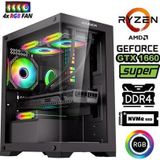 Xaser Blood X20 Ryzen 5 5500 32Gb Ram 1Tb M.2 Ssd 6Gb Gtx1660 Super Masaüstü Oyuncu Bilgisayar