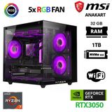 Xaser Cube X10 Ryzen 7 5700X 32Gb Ram 1Tb M.2 Nvme Ssd 6Gb Rtx3050 Oyuncu Tavsiye Sistem