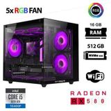 Xaser Cube X110 İ5 10400F 16Gb Ram 512Gb M.2 Nvme Ssd 8Gb Rx580 Masaüstü Oyuncu Bilgisayarı