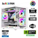 Xaser Cube X140 İ5 10400F 16Gb Ram 512Gb M.2 Nvme Ssd 6Gb Rtx3050 Beyaz Masaüstü Oyuncu Bilgisayarı