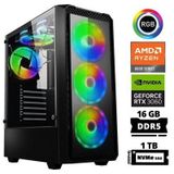 Xaser Delux X10 Ryzen 5 8400F 16GB Ddr5 Ram 1tb M.2 Nvme SSD 12GB RTX3060 Masaüstü Oyuncu Bilgisayarı