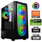 Xaser Delux X13 Ryzen 5 8400F 16GB Ddr5 Ram 512GB M.2 Nvme SSD 8gb RTX4060 Ti Oyuncu Tavsiye Sistem