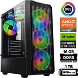 Xaser Delux X30 Ryzen 5 7500F 16GB Ddr5 Ram 1tb M.2 Nvme SSD 12GB RTX3060 Oyuncu Tavsiye Sistem