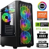 Xaser Delux X41 Ryzen 5 7500F 32GB Ddr5 Ram 512GB M.2 Nvme SSD 8gb RTX4060 Oyuncu Tavsiye Sistem