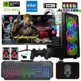 Xaser Delux X47 I5 14400F 16GB Ddr5 Ram 512GB M.2 Nvme SSD 8gb RTX4060 23.8" 180Hz Masaüstü Oyuncu Bilgisayarı