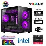Xaser Eco X110 İ9 14900Kf 16Gb Ddr5 Ram 512Gb M.2 Nvme Ssd 16Gb Rx9060 Xt Sıvı Soğutmalı Masaüstü Oyuncu Bilgisayarı