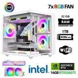 Xaser Eco X170 İ7 12700Kf 32Gb Ddr5 Ram 1Tb M.2 Nvme Ssd 16Gb Rtx5060ti Sıvı Soğutmalı Hazır Oyuncu Sistemi