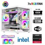 Xaser Eco X20 İ7 12700Kf 16Gb Ddr5 Ram 512Gb M.2 Nvme Ssd 16Gb Rx9060 Xt Sıvı Soğutmalı Hazır Oyuncu Sistemi