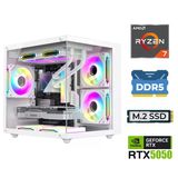 Xaser Elite X50 Ryzen 7 7800X3d 16Gb Ddr5 Ram 1Tb M.2 Nvme Ssd 8Gb Rtx5050 Sıvı Soğutmalı Oyuncu Tavsiye Sistem