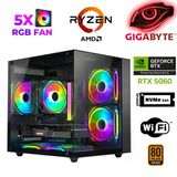 Xaser Epic X10 Ryzen 5 5600 16Gb Ram 512Gb M.2 Nvme Ssd 8Gb Rtx5060 Ekran Kartı Masaüstü Oyun Bilgisayarı