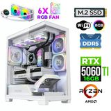 Xaser Fade X200 Ryzen 7 7700X 32Gb Ddr5 Ram 1Tb M.2 Nvme Ssd 16Gb Rtx5060ti Sıvı Soğutmalı Oyuncu Bilgisayarı