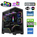 Xaser Fade X250 Intel i7 14700F 16GB DDR5 Ram 1TB M.2 NVMe SSD 16GB RTX5060Ti Sıvı Soğutmalı Oyuncu Bilgisayarı