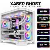 Xaser Ghost X300 Ryzen 5 7600 32GB Ram 1tb M.2 Nvme SSD 12GB RTX5070 Sıvı Soğutmalı Oyuncu Bilgisayarı - FreeDos
