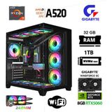 Xaser Giga X50 Ryzen 7 5700X 32Gb Ram 1Tb M.2 Nvme Ssd 8Gb Rtx5060 Sıvı Soğutmalı Gigabyte Oyuncu Oem Paket