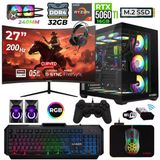 Xaser Helmet X50 Ryzen 7 5700X 32Gb Ram 1Tb M.2 Nvme Ssd 16Gb Rtx5060 Ti Sıvı Soğutmalı 27" 240Hz Oyuncu Tavsiye Sistem
