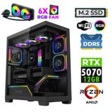 Xaser Jett X170 Ryzen 7 7700X 16Gb Ddr5 Ram 1Tb M.2 Nvme Ssd 12Gb Rtx5070 Sıvı Soğutmalı Oyuncu Bilgisayarı