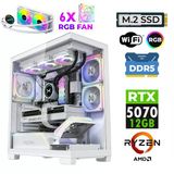 Xaser Jett X180 Ryzen 7 7700X 16Gb Ddr5 Ram 1Tb M.2 Nvme Ssd 12Gb Rtx5070 Sıvı Soğutmalı Oyuncu Bilgisayarı