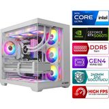Xaser Kratos X180 Intel Ultra 5 225F 32GB Ddr5 Ram 1tb M.2 Nvme SSD 16GB RTX5060TI Sıvı Soğutmalı Masaüstü Oyuncu Bilgisayarı - Beyaz - Yok