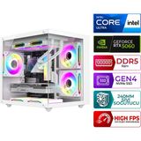 Xaser Kratos X40 Intel Ultra 5 225F 16GB Ddr5 Ram 512GB M.2 Nvme SSD 8gb RTX5060 Sıvı Soğutmalı Masaüstü Oyuncu Bilgisayarı - Beyaz - Yok