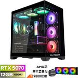Xaser Lexus X140 Ryzen 7 9800X3D 32GB Ddr5 Ram 2tb M.2 Nvme SSD 12GB RTX5070 Oyuncu Tavsiye Sistem