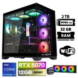 Xaser Lexus X150 I9 14900KF 32GB Ddr5 Ram 2tb M.2 Nvme SSD 12GB RTX5070 Masaüstü Oyuncu Bilgisayarı