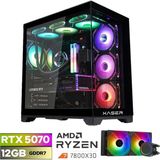 Xaser Lexus X260 Ryzen 7 7800X3D 32GB Ddr5 Ram 1tb M.2 Nvme SSD 12GB RTX5070 Sıvı Soğutmalı Oyuncu Hazır Sistem