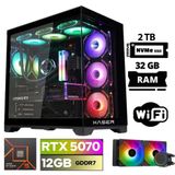 Xaser Lexus X50 Ryzen 5 7500F 32Gb Ddr5 Ram 2Tb M.2 Nvme Ssd 12Gb Rtx5070 Sıvı Soğutmalı Oyuncu Tavsiye Sistem