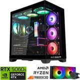 Xaser Lexus X510 Ryzen 7 9800X3D 32GB Ddr5 Ram 1tb M.2 Nvme SSD 8gb RTX5060 Ti Sıvı Soğutmalı Oyuncu Bilgisayar