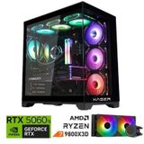 Xaser Lexus X520 Ryzen 7 9800X3D 16GB Ddr5 Ram 2tb M.2 Nvme SSD 8gb RTX5060 Ti Sıvı Soğutmalı Oyuncu Bilgisayar