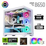 Xaser Lexus X590 Ryzen 7 7800X3d 32Gb Ram 1Tb M.2 Nvme Ssd 8Gb Rtx5060 Sıvı Soğutmalı Beyaz Oyuncu Tavsiye Sistem